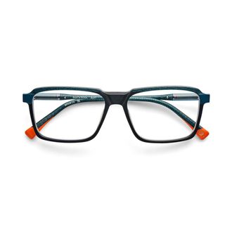 Etnia Barcelona Santa Rosa Rectangular Acetate Eyeglasses with Bold Dark Blue Frame