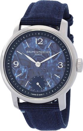 Baume & Mercier Classima Hand Wind Blue Dial Mens Watch M0A10735