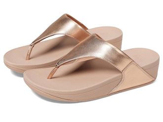 FitFlop Lulutm Womens Sandals Rose Gold : 10 M (B), Leather