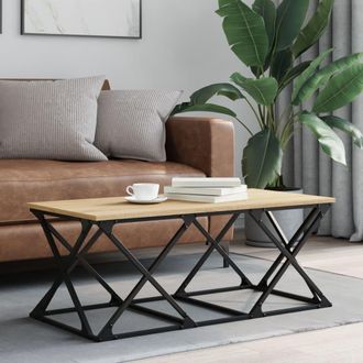 vidaXL Tavolino Da Salotto Rovere Sonoma 100x49x40cm Legno Multistrato - Vidaxl