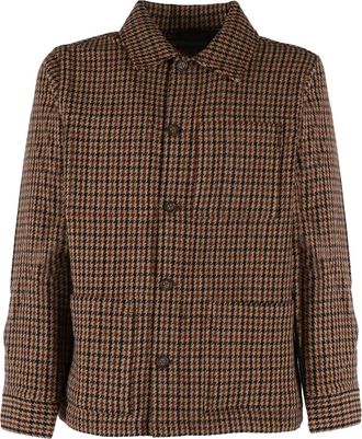 Sebago Giacca in pied-de-poule - Marrone