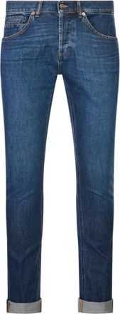 Dondup Jeans, Heren, Blauw, W31, Slim-fit Jeans