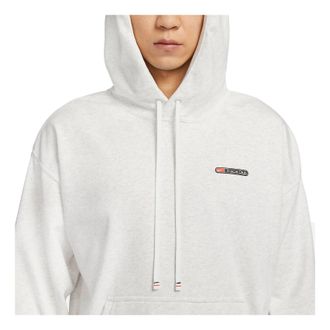 Nike Track Club Dri-Fit Fleece Pullover Hoodie White FN3396-025