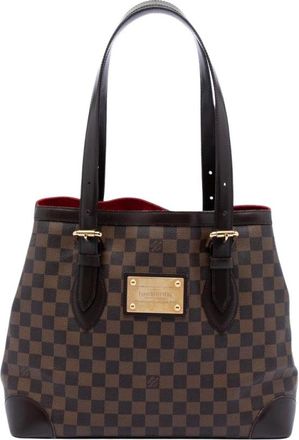 Louis Vuitton Pre-owned Tote Bags, female, Brown, Size: ONE SIZE Pre-owned Damier Ebene Canvas Tote Bag