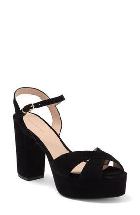 Stuart Weitzman Ivona Platform Sandal in Black at Nordstrom Rack, Size 11