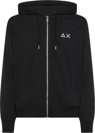 Sun 68 Hoodies & sweatvesten, Heren, Zwart, M, Katoen, Sweatshirts & Hoodies