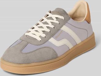GANT Sneaker aus Leder-Mix Modell Cuzima in Hellgrau, Gr&ouml;&szlig;e 36