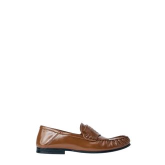 Marni Loafers, female, Brown, Size: 10 US Leather Penny Loafers