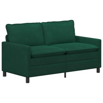 vidaXL Divano Verde Scuro 156 X 81 X 87,5 Cm Velluto Vidaxl