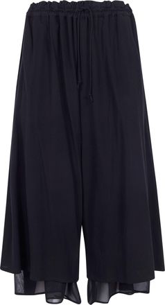Yohji Yamamoto Gathere Double Layers Trousers