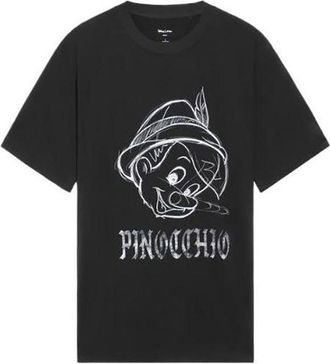Li-Ning x Disney Pinocchio Graphic T-shirt Black AHSS449-5