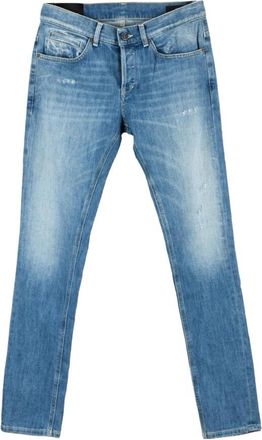 Dondup George Slim-fit Jeans - Heren - Slim Fit Jeans - Blauw - W38 - Katoen - Jeans