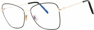 Tom Ford Blue Light Block Butterfly Ladies Eyeglasses FT5906-B 001 55