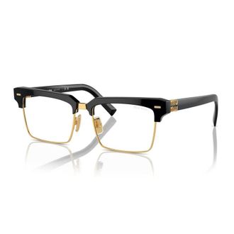 Miu Miu MU10ZS 1AB5S0 Black/Gold/Dark Grey
