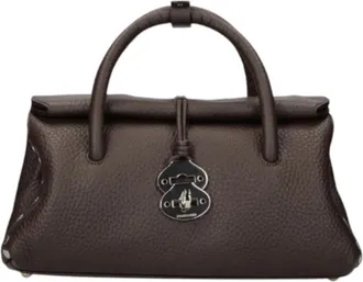 Zanellato Tassen, Dames, Bruin, ONE Size, Leer, Centauro Roll-top Bag