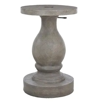 Ballard Designs Baluster Patio Umbrella Stand - Antique Gray - Ballard Designs