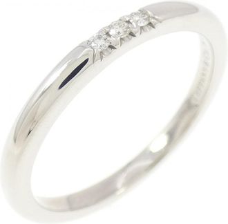 Tiffany & Co. Silver Platinum 950 Band Ring (Pre-Owned)