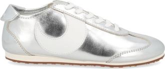 Marine Serre Schoenen, Dames, Grijs, 38 EU, Leer, MS Astra Sneaker