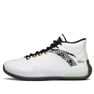 Anta Basketball Series Sneakers Mid White Black 112141614-3