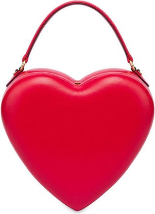 Moschino Love Me leather tote bag - women - Sheepskin - One Size - Red