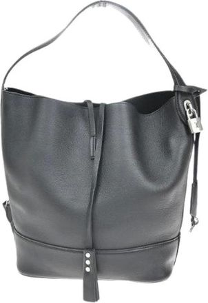 Louis Vuitton Pre-owned Bucket Bags, female, Black, Size: ONE SIZE Pre-owned Bucket Bag