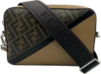 Fendi Pre-owned Cross Body Bags, female, Brown, Size: ONE SIZE Pre-owned Vintage Shoulder Bag