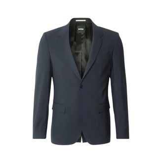 HUGO BOSS Kostuums, Heren, Blauw, S, Wol, Houston Blazer