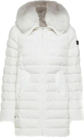 Peuterey Stijlvolle Winterjas - Dames - Winterjassen - Wit - L - Polyester - Jassen