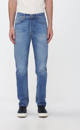 Dondup Jeans Icon skinny fit in denim di cotone blu a cinque tasche