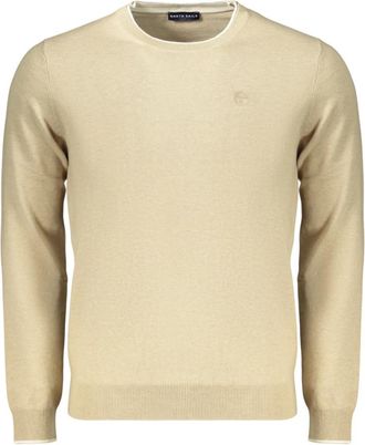 North Sails Trui met ronde hals - Heren - Ronde hals truien - Beige - M - Truien & Vesten