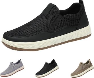 Generic Outdoor Sports Shoes Mens Flat Sole Robust Soles Trainers with Air Cushion Breathable and Comfortable Running Shoes Non-Slip Trainers Comfortable and 