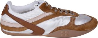 Miu Miu Schoenen, Dames, Veelkleurig, 40 EU, Katoen, Gymnasium Sneakers