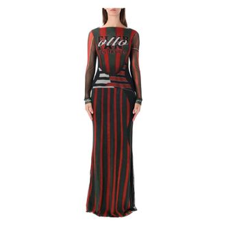 Ottolinger Abito Lungo in Rete - - Dresses - Donna - Multicolore - S