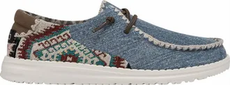 Hey Dude Womens Wendy Rodeo Slip On Shoes In Denim