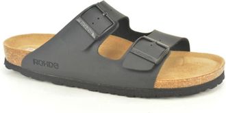 Rohde Zwart Muil O. 2gesp - Heren - Sandalen - Veelkleurig - 44 EU - Schoenen