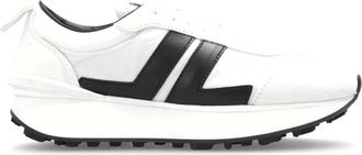 Lanvin Bumpr Nylon Sneakers - Dames - Sneakers - Wit - 35 EU - Nylon - Schoenen