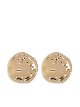 Federica Tosi sculptural stud earrings - Gold