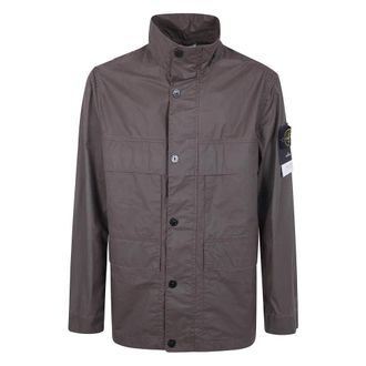 Stone Island Field Jacket - Heren - Zomerjassen - Bruin - XL - Katoen - Jassen