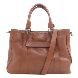 Longchamp Leather Handbag (Pre-Owned)