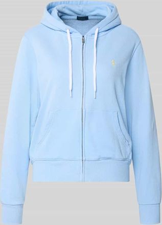 Polo Ralph Lauren Regular Fit Sweatjacke aus Baumwoll-Mix in Hellblau, Gr&ouml;&szlig;e XXL