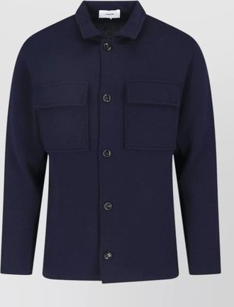 Lardini virgin wool shirt jacket