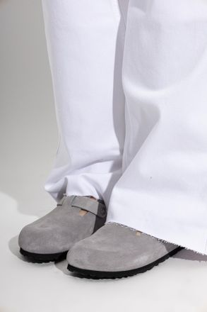 Birkenstock Boston Clogs, Womens, Grey