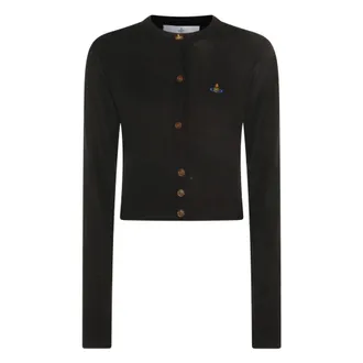 Vivienne Westwood Dames, Truien, Zwart, Maat: XS Zijde