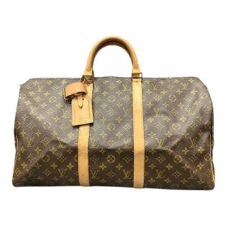 Louis Vuitton Pre-owned Weekend Bags, unisex, Brown, Size: ONE SIZE Pre-owned Weekend Bag