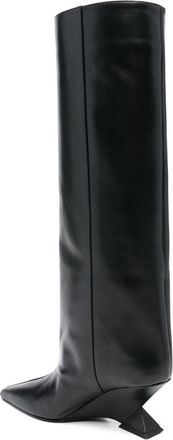 The Attico Womens Boots Cheope Black Calf Leather