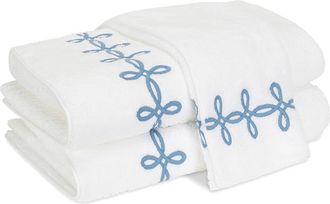 Matouk Gordian Knot Bath Sheet in Ocean at Nordstrom