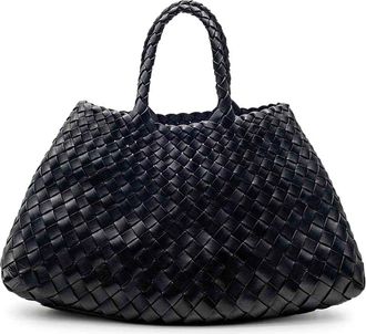 Dragon Diffusion Santa Croce Small Black Leather Bag