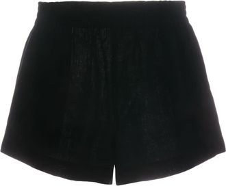 Reformation Mila linen shorts - women - Organic Cotton/Linen/Flax/EcoVero Viscose (LENZING) - M - Black