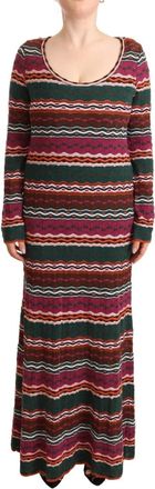 Missoni Striped Wool Maxi Sheath Dress