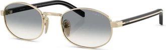 Prada PR B53S Zvn 02C Zonnebrillen - Dames - Zonnebrillen - Geel - 52 MM - Accessoires